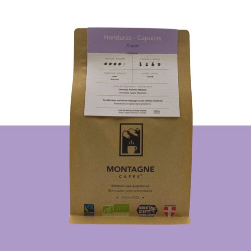 Café en grains bio et équitable Honduras Bio | Capucas 1kg
