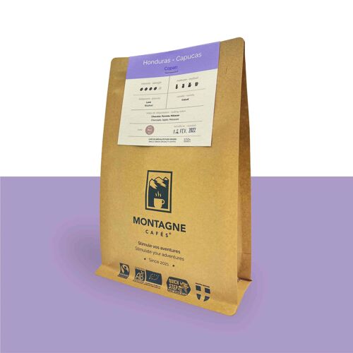 Café bio et équitable en grains Honduras Bio | Capucas 3kg