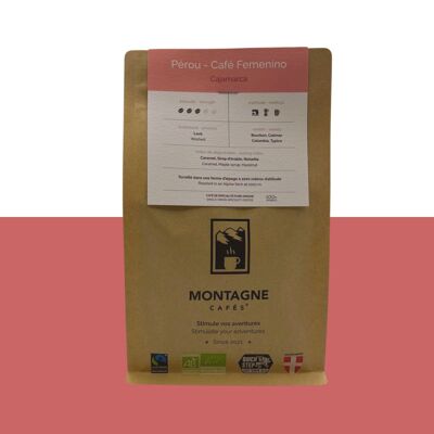 Granos de café peruano orgánico y de comercio justo | Café Femenino: café de especialidad tostado en Alta Saboya