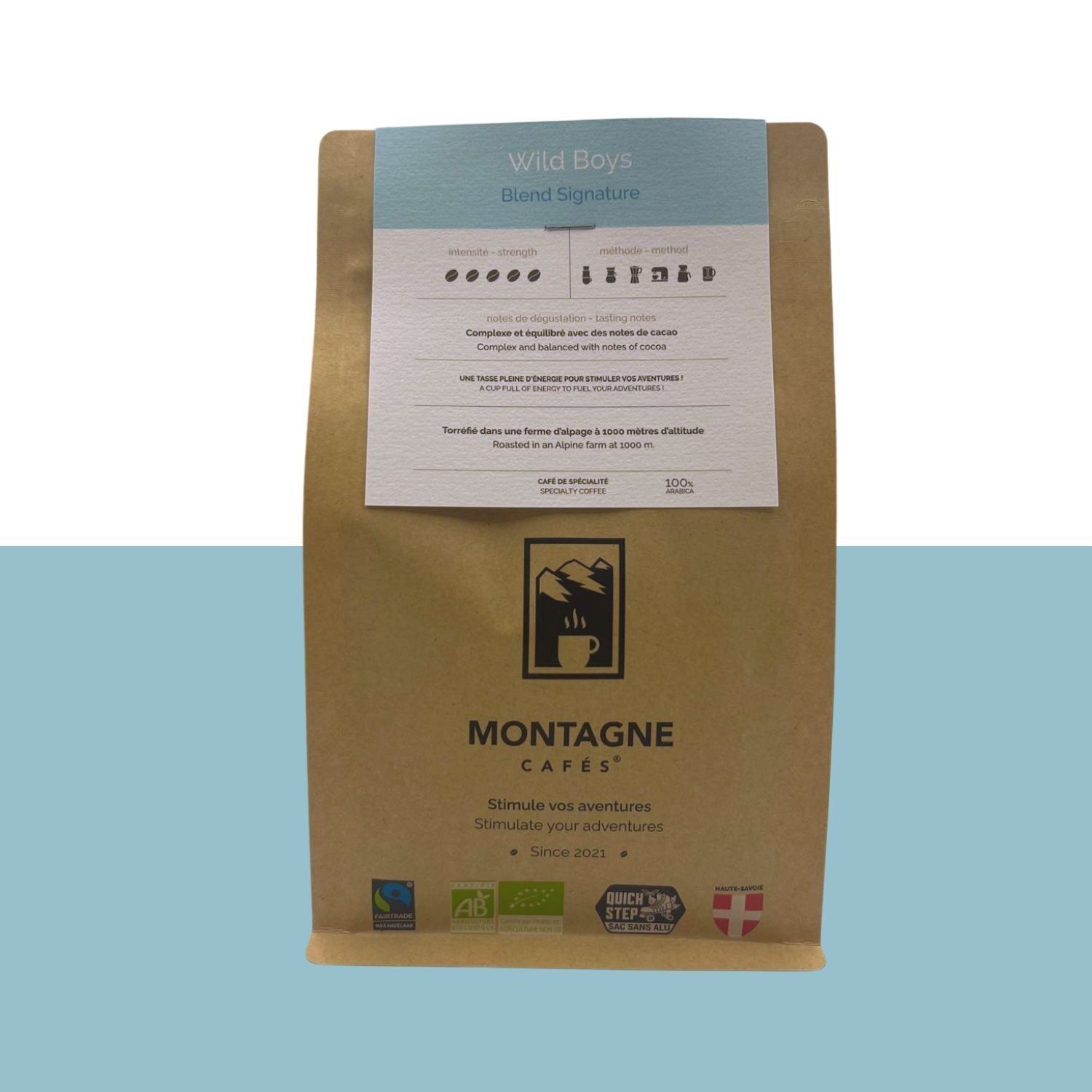 Blend Signature Wild Boys Caffè speciale Grand Cru biologico da commercio equo e solidale