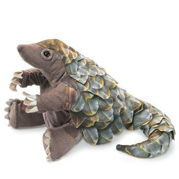 Animal pomme de pin / pangolin / marionnette 3185 1