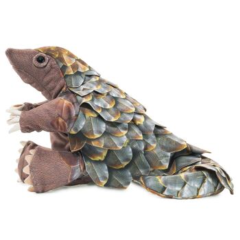 Animal pomme de pin / pangolin / marionnette 3185 3