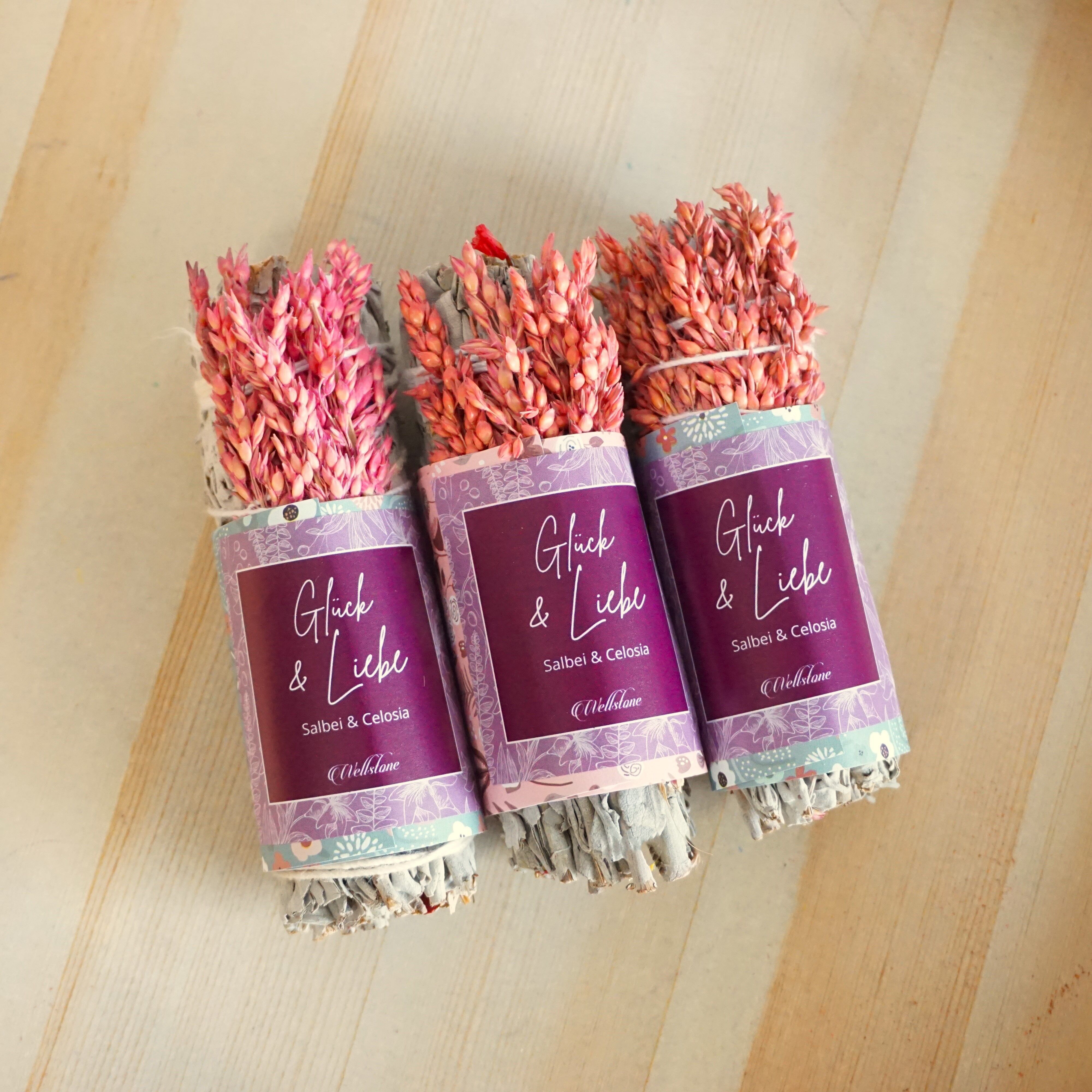 Sfumino di felicità e amore, pacchetti di incenso alla salvia