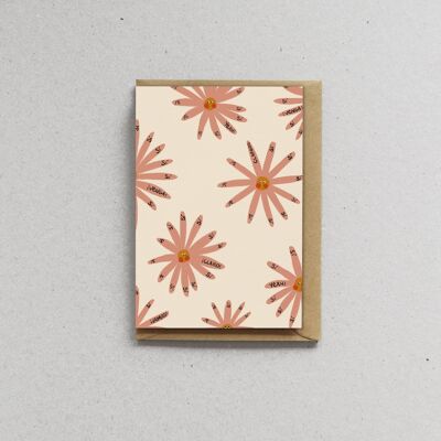 Card with envelope - Determined Daisies