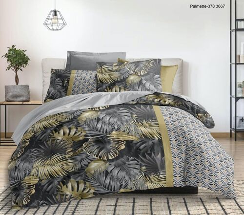 Buy wholesale SET OF 4 PIECES PALMETTE DUVET COVER WITH FITTED SHEET IN  160X200