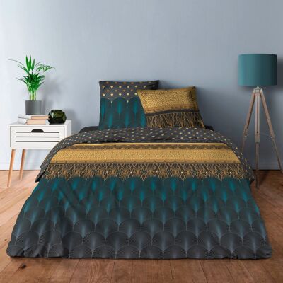 SET 3 PEZZI COPRIPIUMINO ART DECO 220x240 cm