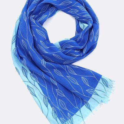 Scarf Ecovero (TM) / Secret Garden - blue/light blue