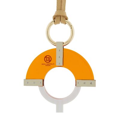 PENDENTIFS-LUNETTES 60S ORANGE