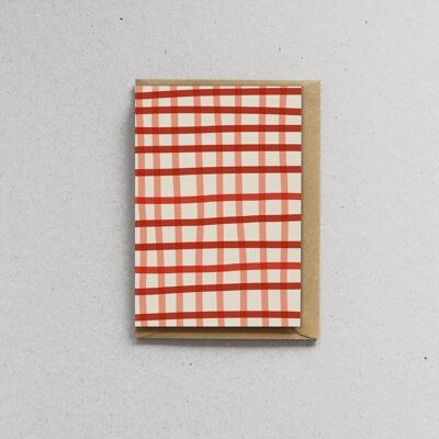 Karte mit Umschlag – Picknicktischdecken – Pasta