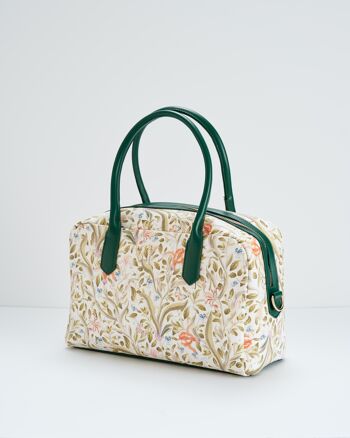 Grand sac bowling Fable Eloïse - Iris Green 2