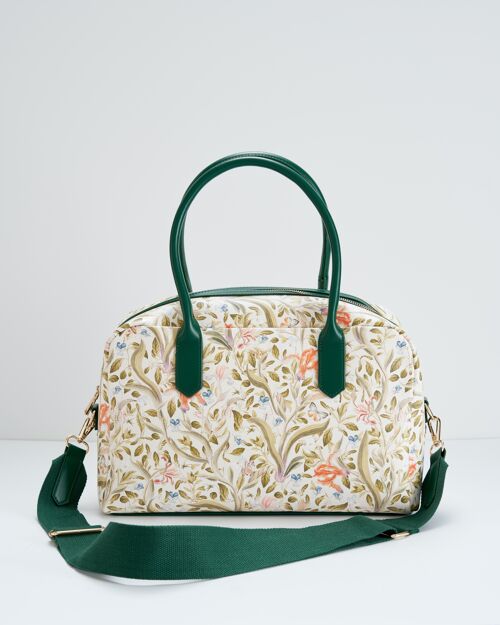 Fable Eloise Large Bowling Bag - Iris Green