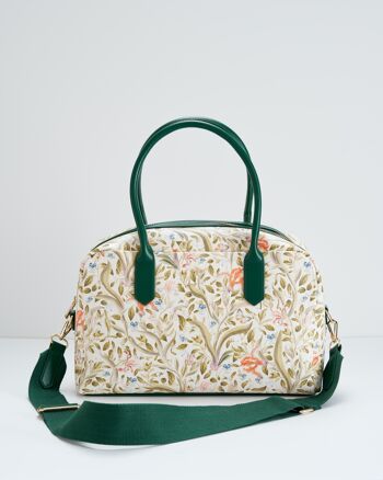 Grand sac bowling Fable Eloïse - Iris Green 1