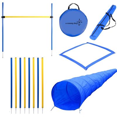 Agility-Set für Hunde – 500 cm – Größe XL