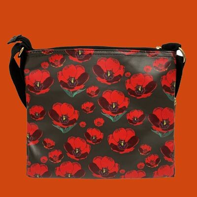 Colección de bolsos Red Poppy Flower - Crossbody