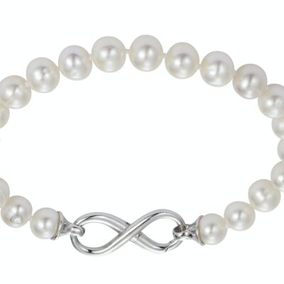 Freshwater Infinity Pearl Bracelet