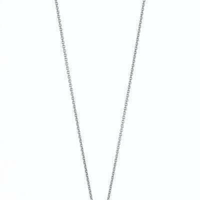 Necklace with infinity pendant Tahiti black