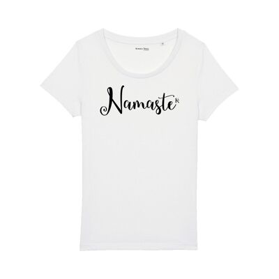 T-shirt da donna in cotone biologico Namaste