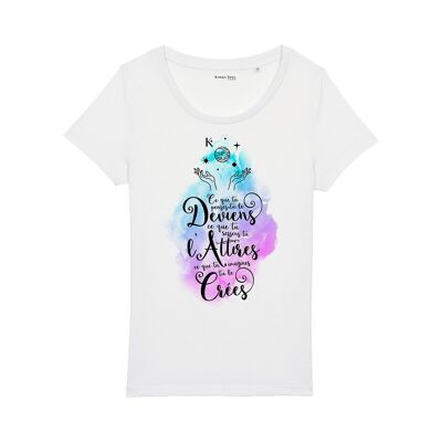 T-shirt Femme "Attraction" en Coton Bio