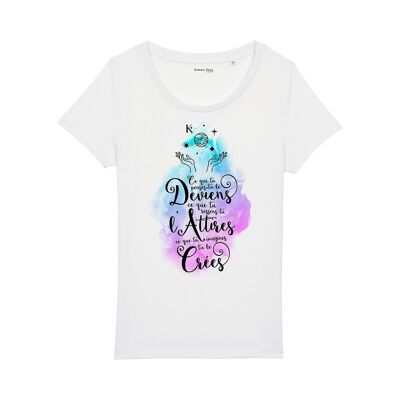 T-shirt "Attrazione" da donna in cotone biologico