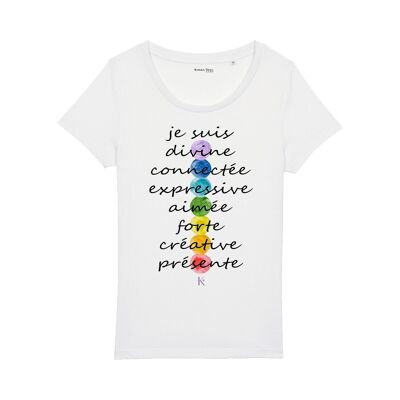 Camiseta Mujer "7 Chakras" Algodón Orgánico