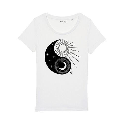 T-shirt Femme Yin Yang en Coton Bio