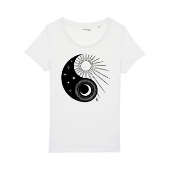 T-shirt Femme Yin Yang en Coton Bio 1