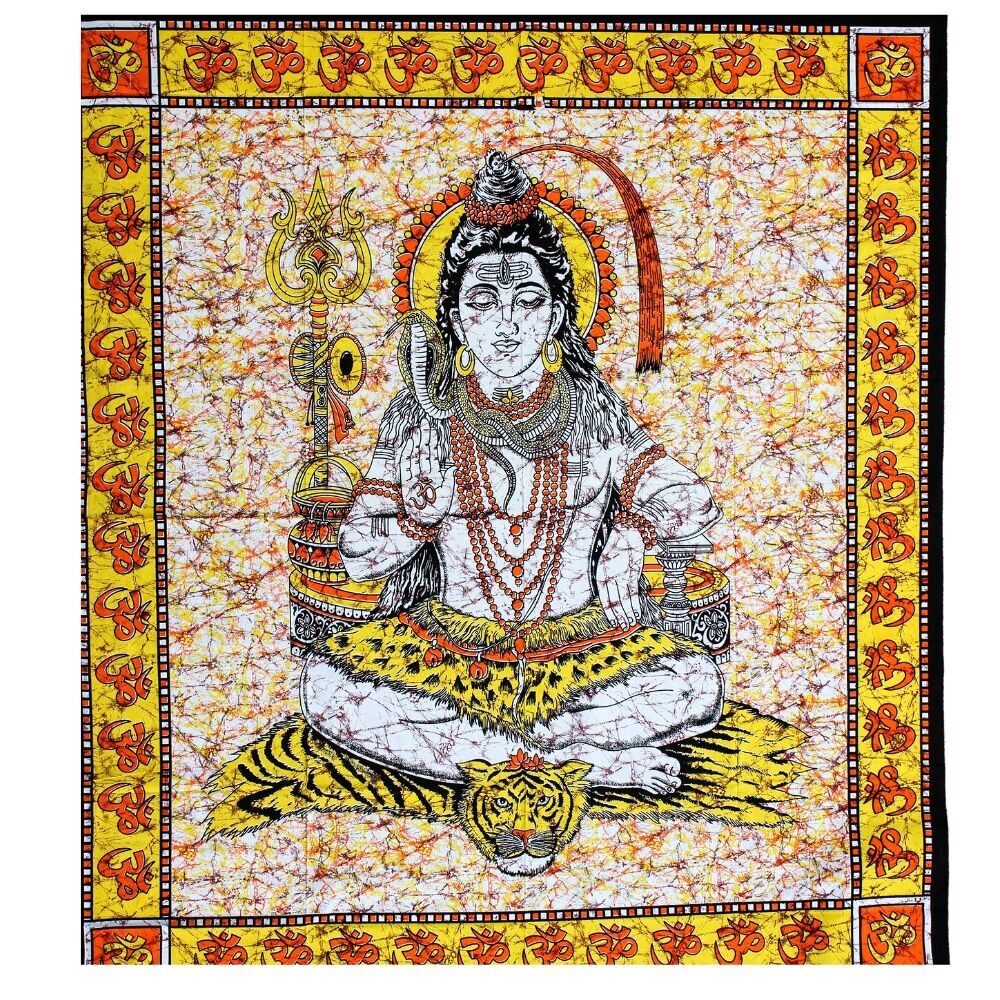 Tapiz de pared de algodón "Poder de Shiva"