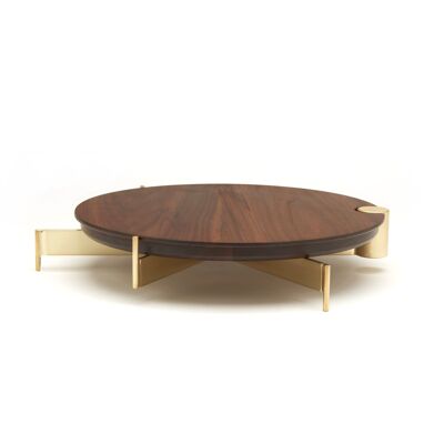 T4 | Cake Stand with Medium Wood Top