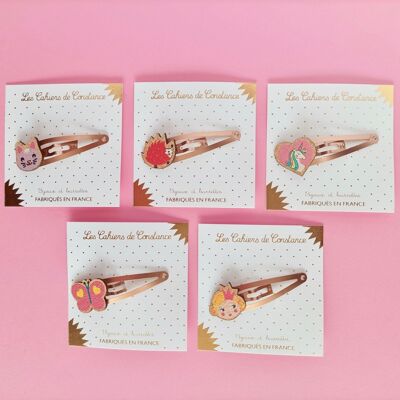 Set of 5 hair clips