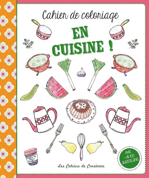 Cahier de coloriage "En cuisine"