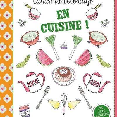 Libro para colorear "En la cocina"