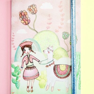 Cuaderno Llama pequeña