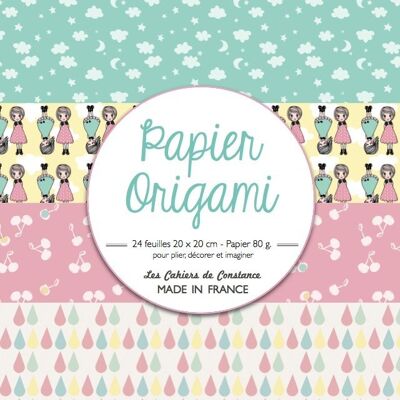 pastel origami