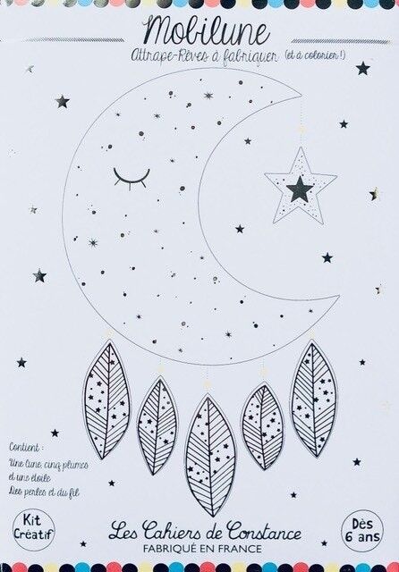 Kit mobile da colorare e realizzare