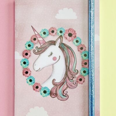 Cuaderno pequeño unicornio