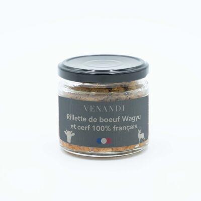 Wagyu beef and venison rillette 100% French