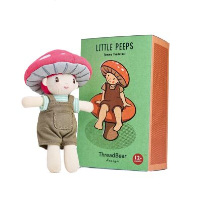 Muñeca Little Peeps Tommy Toadstool Matchbox de 12 cm de ThreadBear