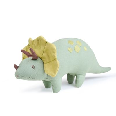 Triciclo de lino ThreadBear, dinosaurio de peluche de 25 cm