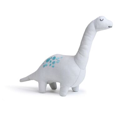 Peluche de dinosaurio ThreadBear Bronty Linen de 25 cm