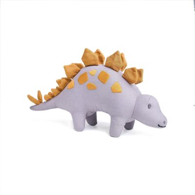 Peluche de dinosaurio de lino ThreadBear Steggy de 25 cm
