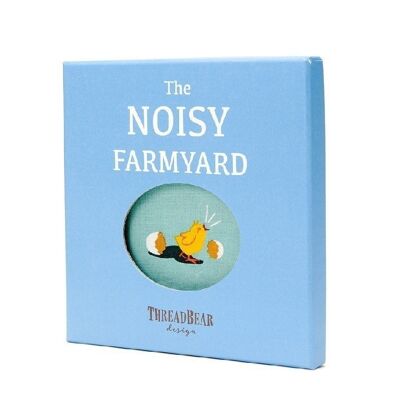 Libro di stracci "Nosy Farmyard" di ThreadBear + confezione regalo