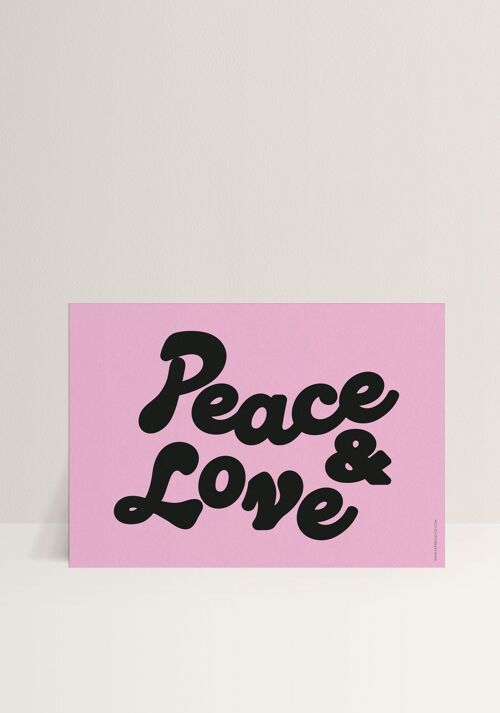 Poster - Peace and Love