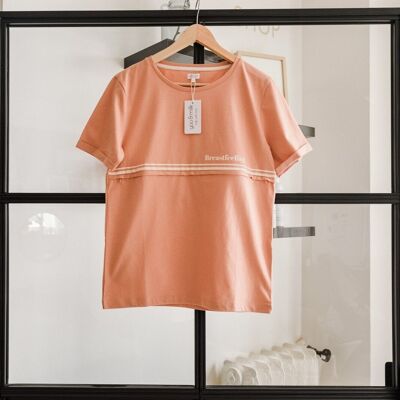 Pack 5 T-shirts allaitement toutes tailles Breastfeeling couleur Biscuit
