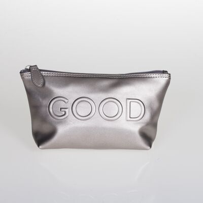 TROUSSE BEAUTE "GOOD/BAD"
Couleur Argent Métal