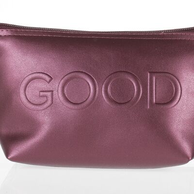 TROUSSE BEAUTE "GOOD/BAD"
Couleur Bordeaux