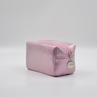 Trousse beaute scintillante moyen modele
couleur rose tendre