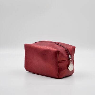 MEDIUM SPARKLING BEAUTY BAG
BURGUNDY