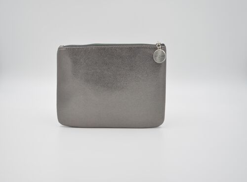 Pochette scintillante plate petit modele
couleur gris