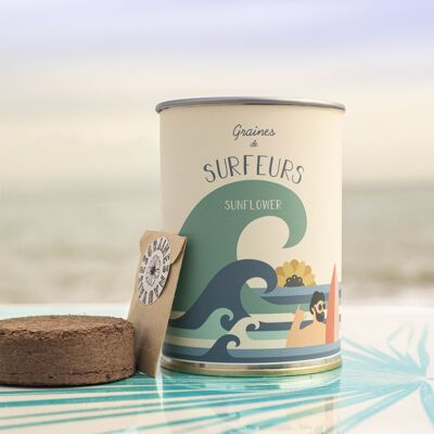 Kit de Siembra "Surfers" - Semillas de Girasol