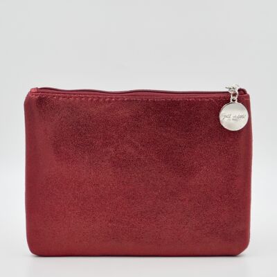 SMALL FLAT SPARKLING POUCH
BURGUNDY